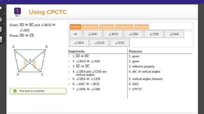 Given ad bc and bcd adc prove de ce