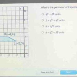 Perimeter trapezoid side formulas lengths where