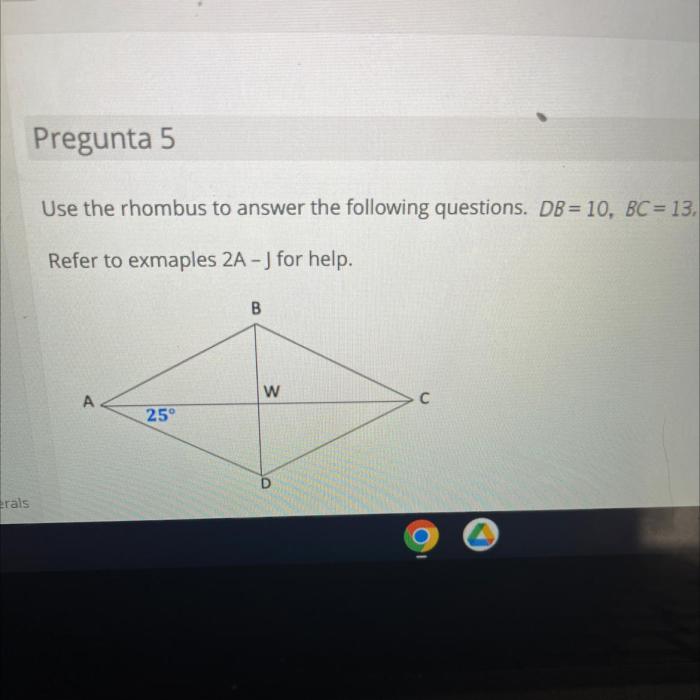 Rhombus numbered