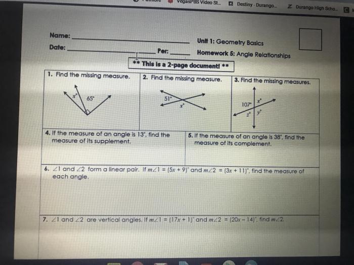 Unit data and statistics homework 4 answer key