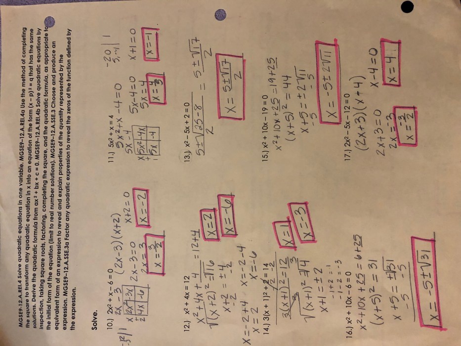 Unit data and statistics homework 4 answer key